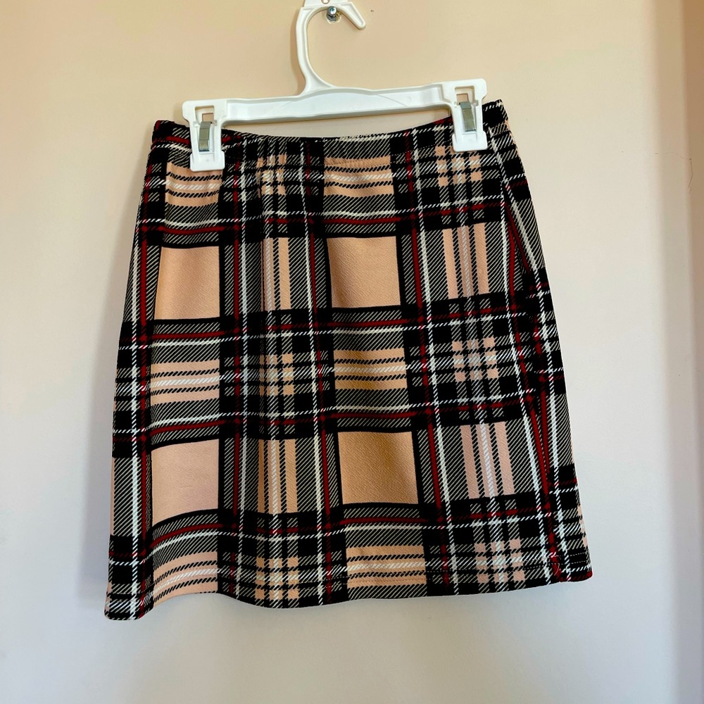 SHEIN Plaid Skirt